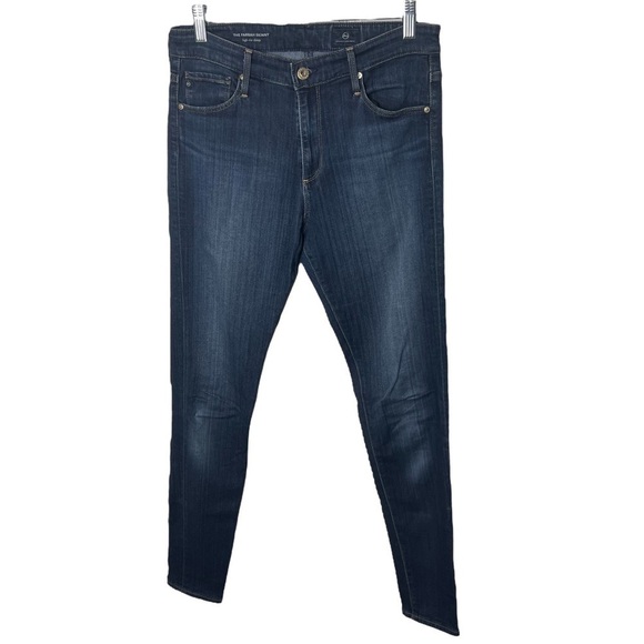 AG Adriano GOLDSCHMIED The Farrah Skinny Jeans Size 28R - Picture 1 of 7